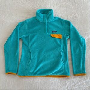 Patagonia Re-Tool Snap T Pullover Fleece Women’s Medium in “Howling Turquoise”